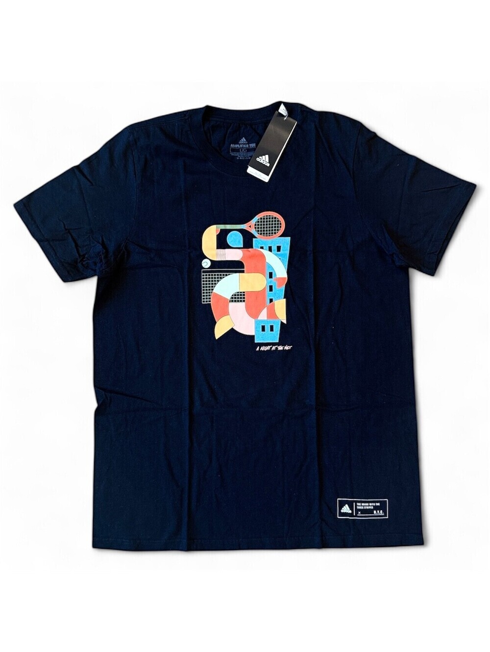 Adidas Mens Nyc Volley Tee Size L